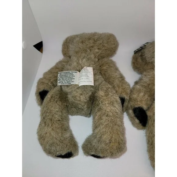 Cottage Collectible Artist Designed Plush Poseable Dennis  & Dorothy Ganz Bears - Picture 11 of 12